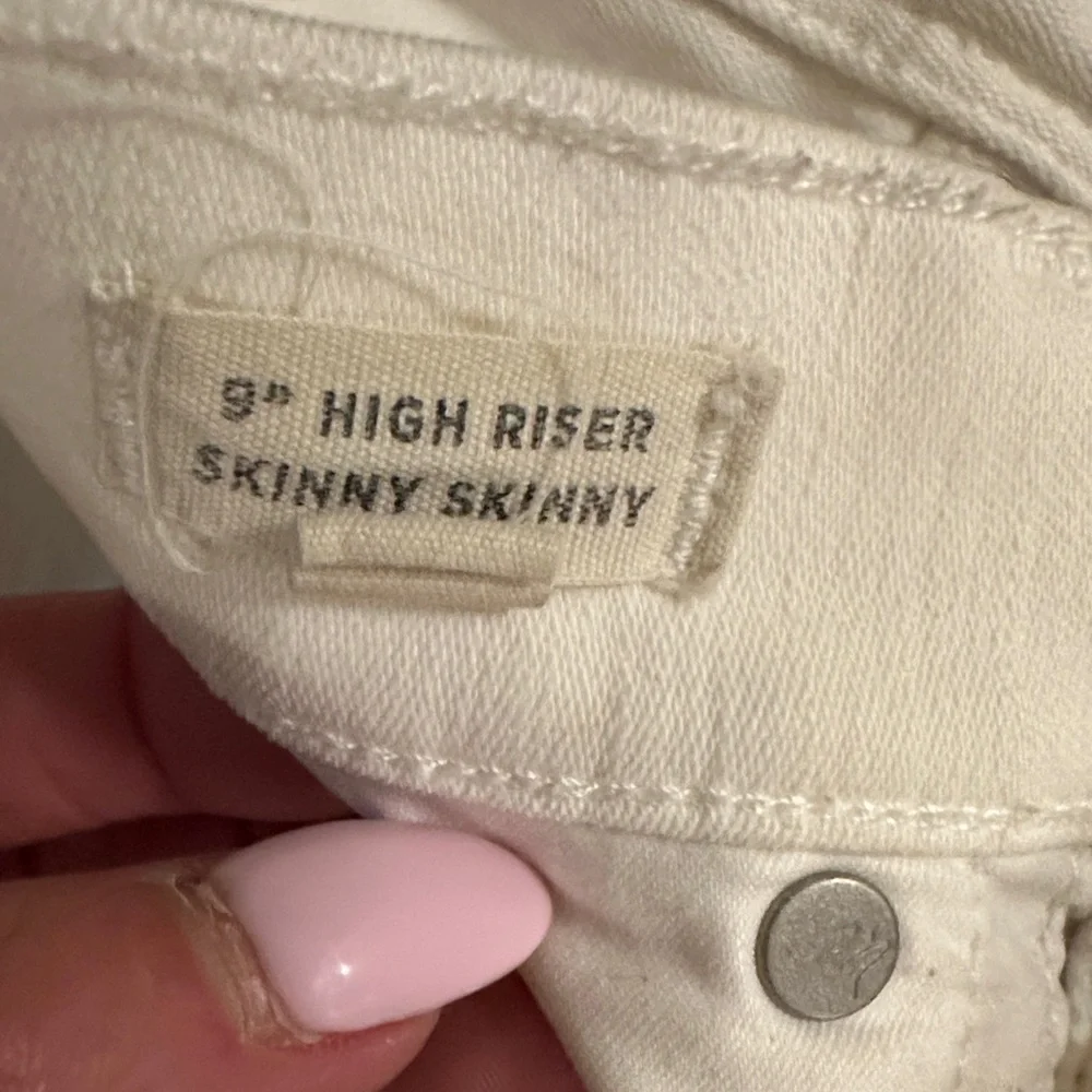 MADEWELL  Sz 25 White High-Waisted SKINNY  Jeans - Picture 3 of 7